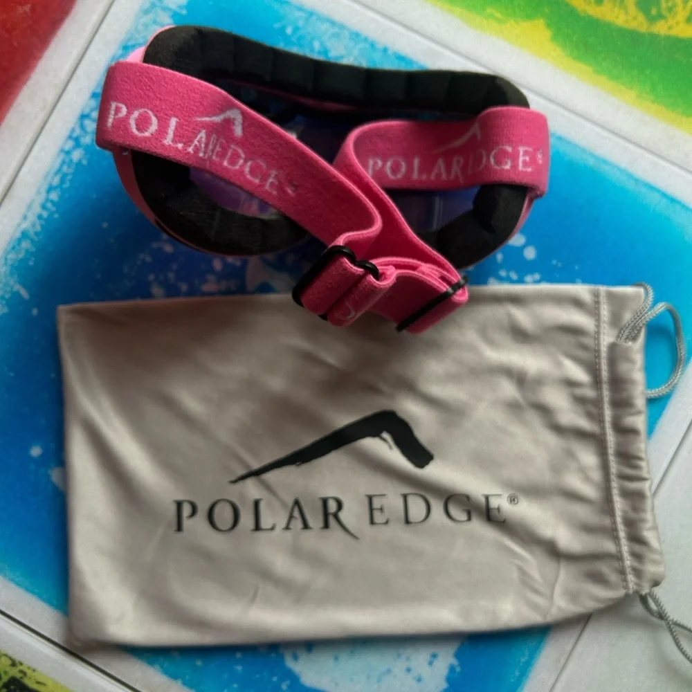 Polar Edge Pink youth Ski Goggles